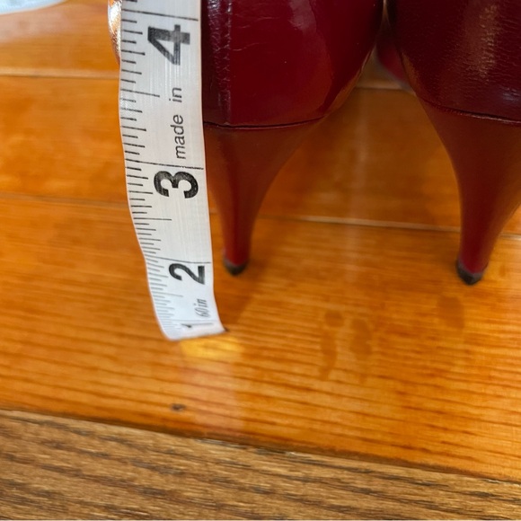 NWOT VINTAGE EVAN PICONE WOMEN’S MAROON CLOSED TOE HIGH HEEL SHOES SIZE 6.5M - Picture 13 of 16